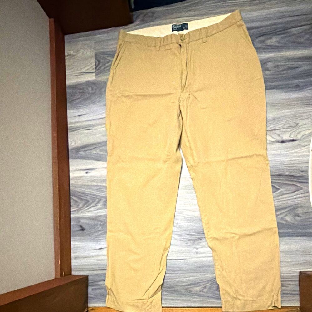 Polo Ralph Lauren Men’s Chino Pants 38x32 Beige Khaki Classic Fit Cotton